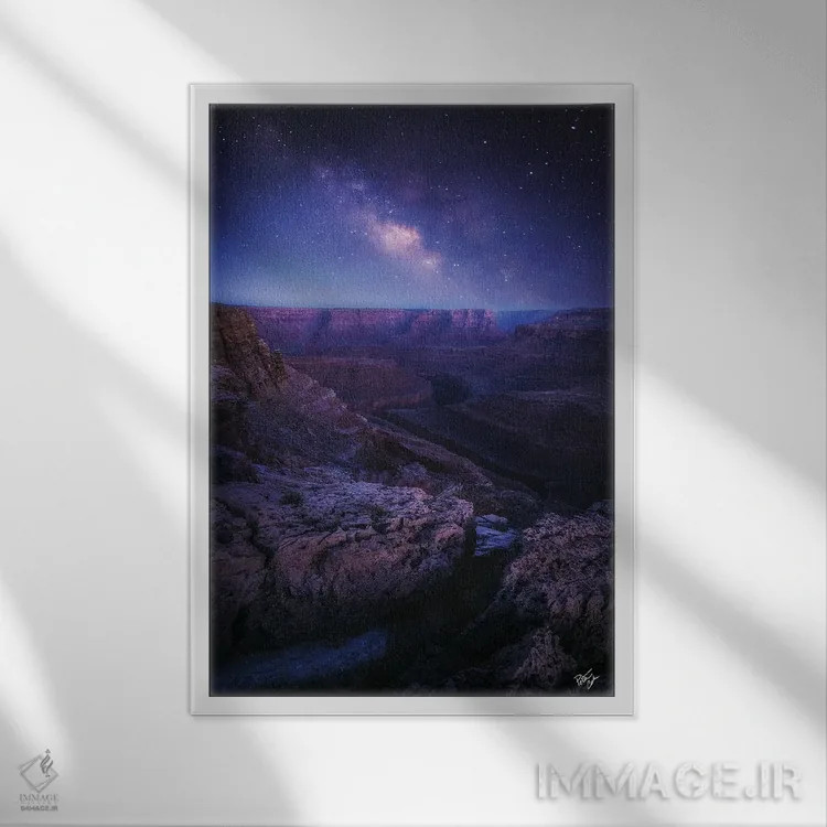 تابلو دکوراتیو آن لحظه جادویی اثر پیتر کسکن - نمای قابدار سفید