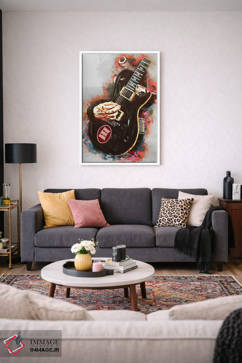 تابلو دکوراتیو گیتار برقی مارک ترمونتی اثر پاپ کالت پوسترز - D2W