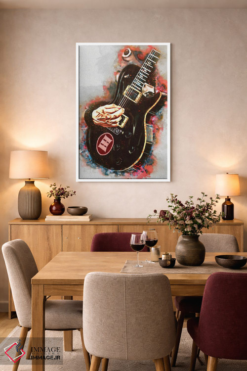 تابلو دکوراتیو گیتار برقی مارک ترمونتی اثر پاپ کالت پوسترز - D5W