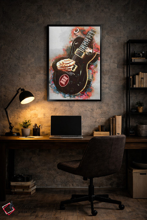 تابلو دکوراتیو گیتار برقی مارک ترمونتی اثر پاپ کالت پوسترز - D6B