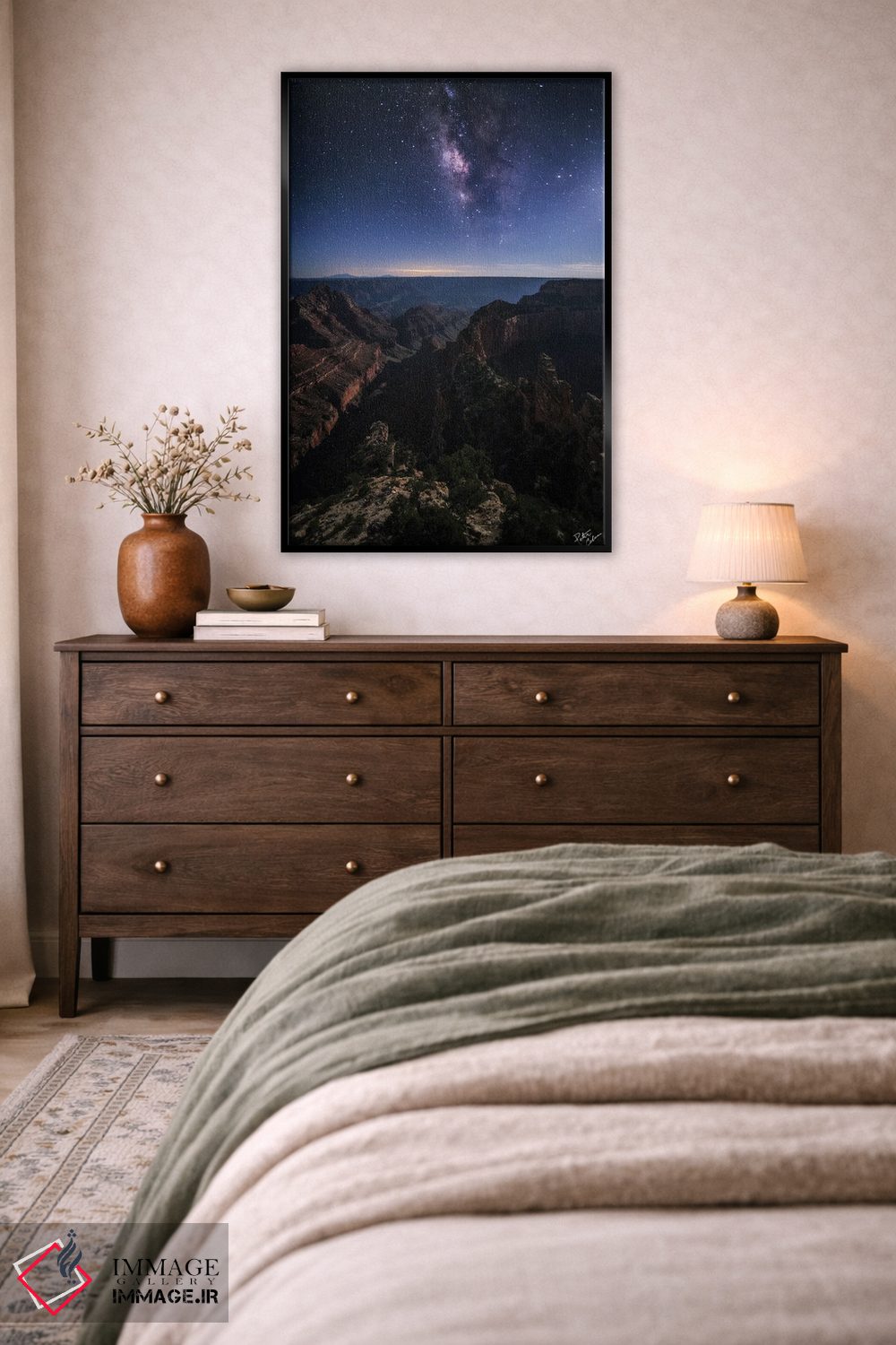 تابلو دکوراتیو زیبایی شب اثر پیتر کسکن - D5B