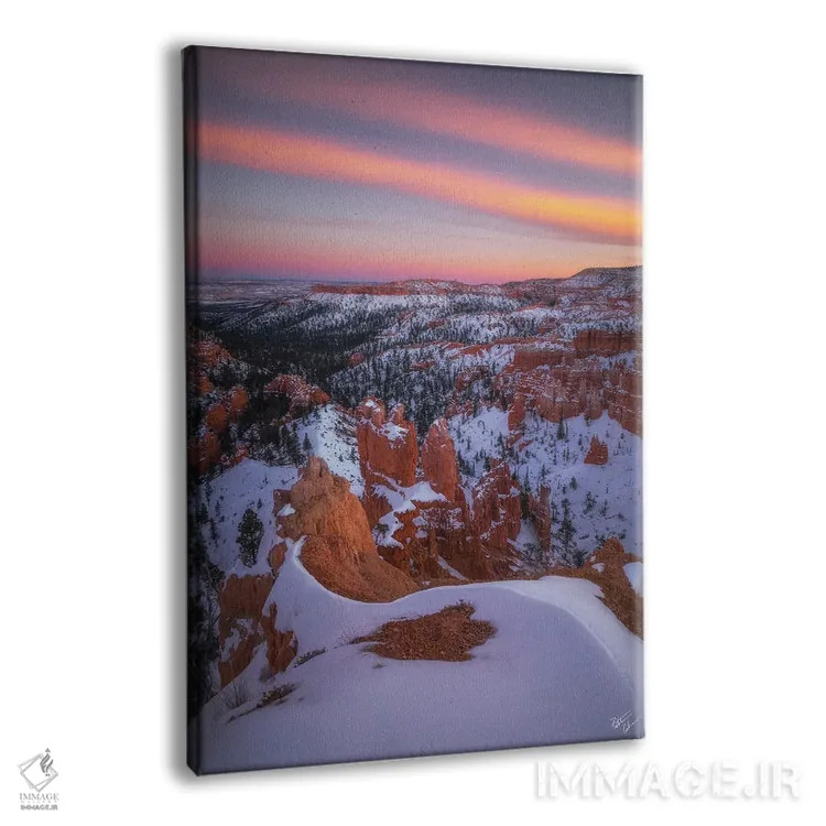 تابلو دکوراتیو بیابان بستنی اثر پیتر کسکن - نمای پرسپکتیو محصول