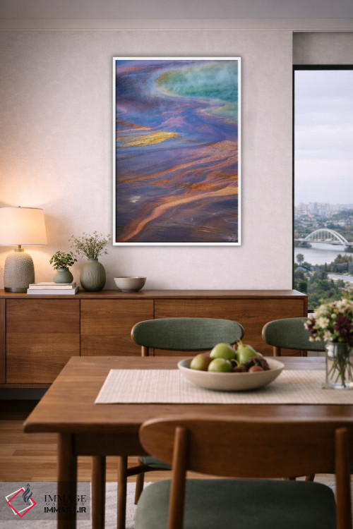 تابلو دکوراتیو مسیر حرارتی اثر پیتر کسکن - D6W