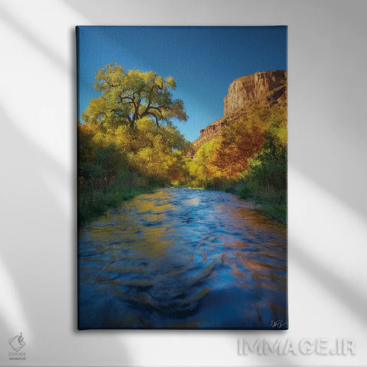 تابلو دکوراتیو پاییز تنبل اثر پیتر کسکن - نمای روبهرو روی دیوار