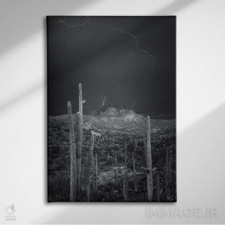 تابلو دکوراتیو آتش افروزها اثر پیتر کسکن - نمای روبهرو روی دیوار