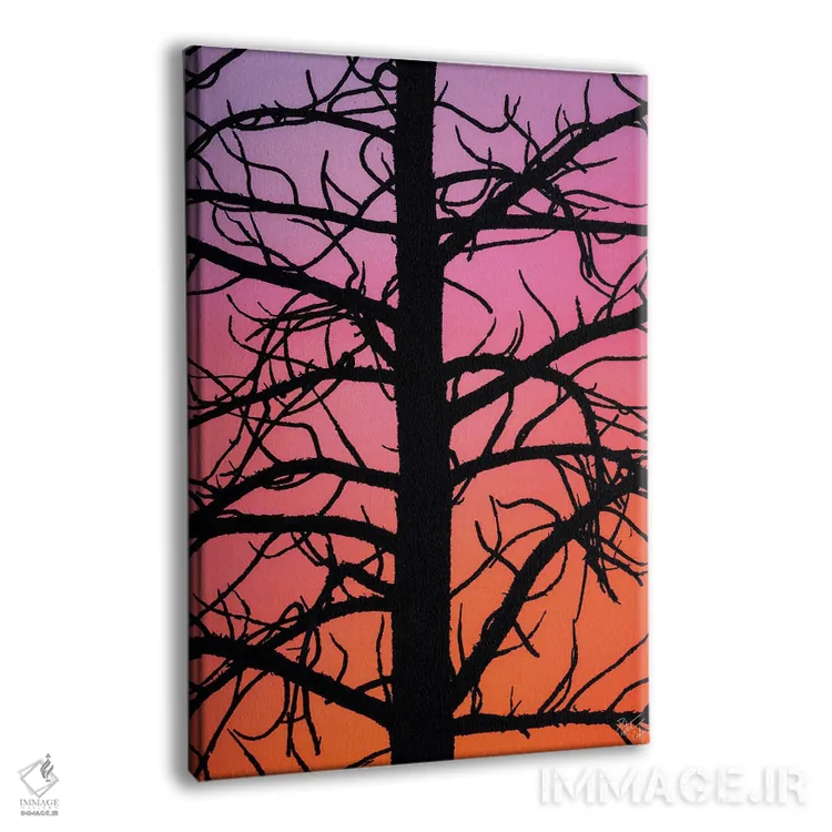 تابلو دکوراتیو داستان سایه اثر پیتر کسکن - نمای پرسپکتیو محصول