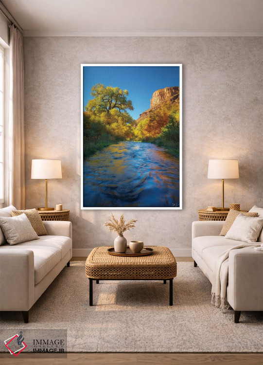 تابلو دکوراتیو پاییز تنبل اثر پیتر کسکن - D1W