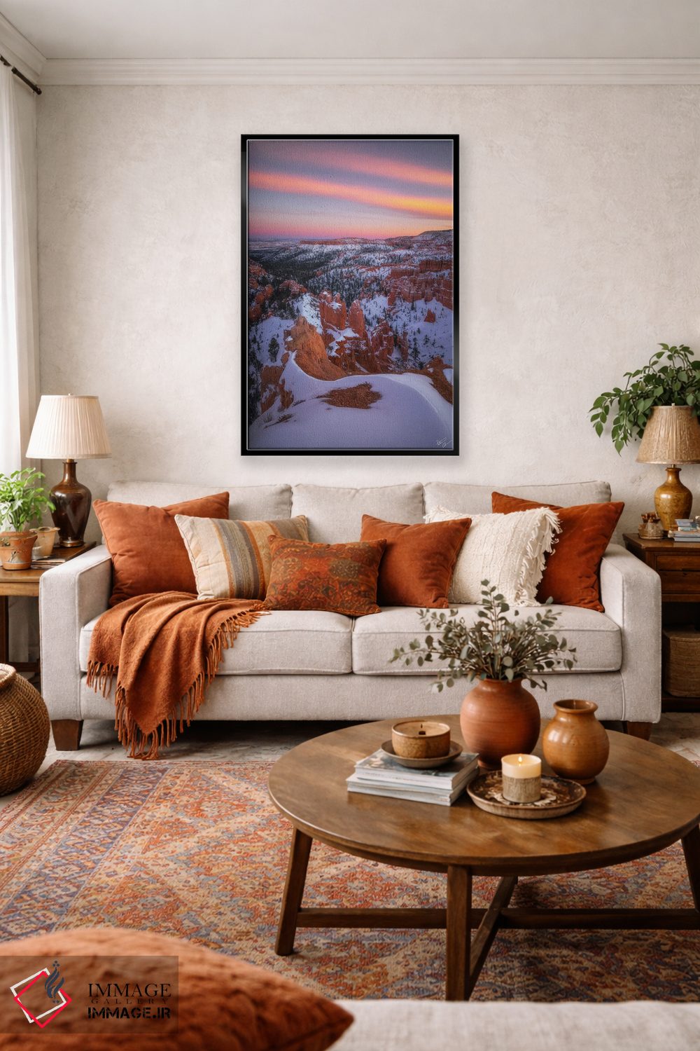 تابلو دکوراتیو بیابان بستنی اثر پیتر کسکن - D3B