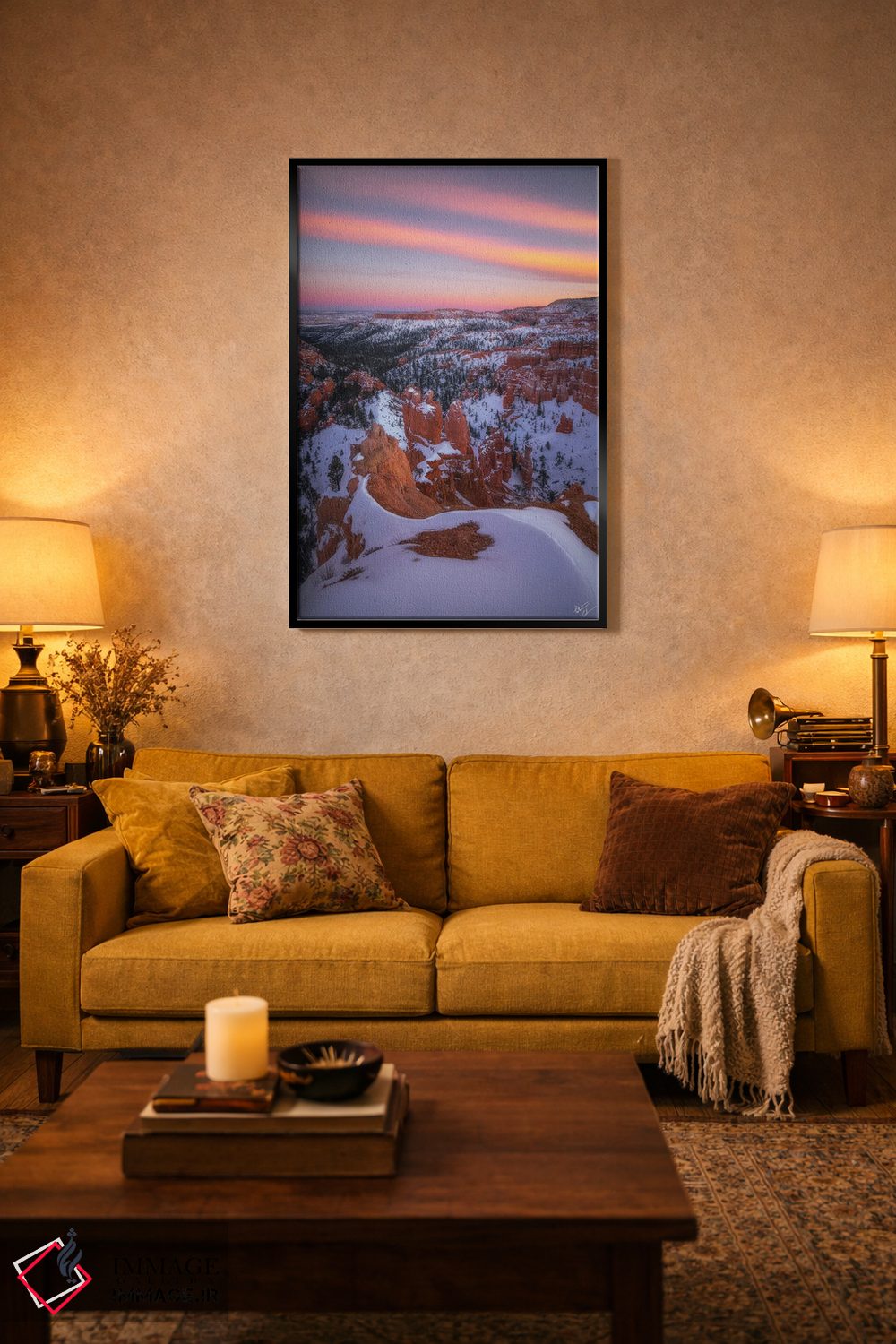 تابلو دکوراتیو بیابان بستنی اثر پیتر کسکن - D5B