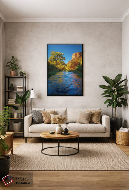 تابلو دکوراتیو پاییز تنبل اثر پیتر کسکن - D2B