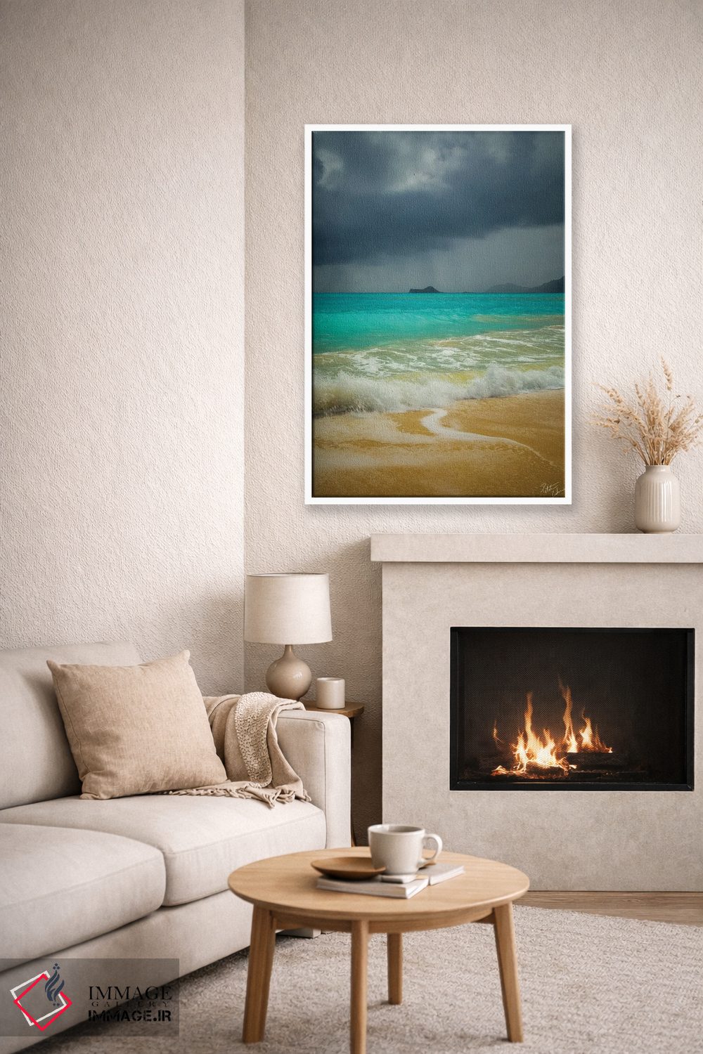 تابلو دکوراتیو طوفان دمنده اثر پیتر کسکن - D6W