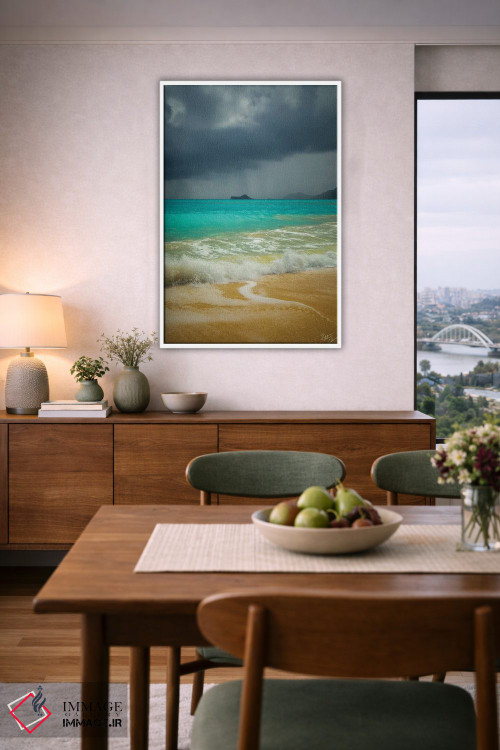 تابلو دکوراتیو طوفان دمنده اثر پیتر کسکن - D5W