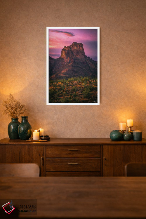 تابلو دکوراتیو غروب لانه های عقاب ها اثر پیتر کسکن - D1W