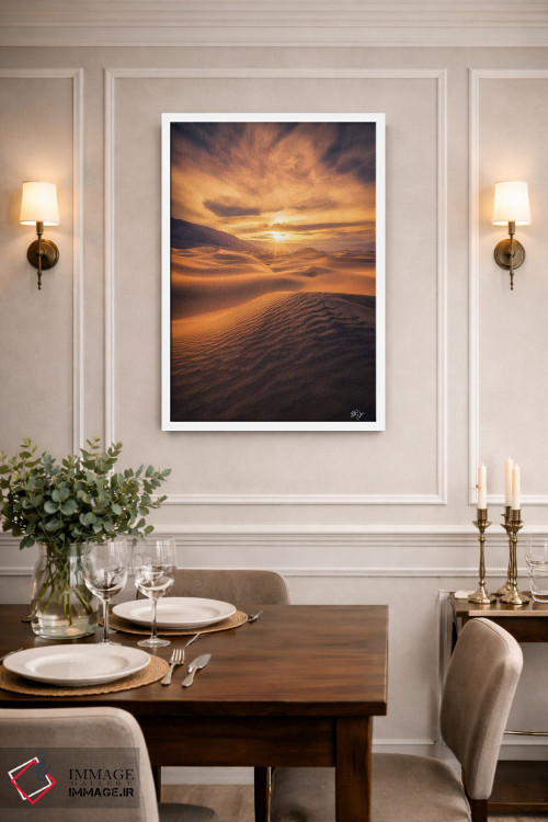 تابلو دکوراتیو چشم طلایی اثر پیتر کسکن - D1W