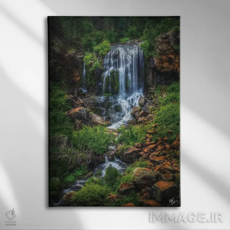 تابلو دکوراتیو کیلومترها دور از معمول اثر پیتر کسکن - نمای روبهرو روی دیوار