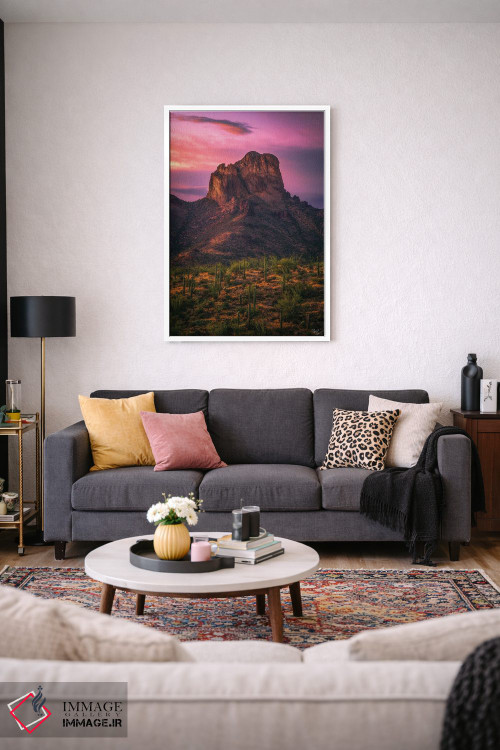 تابلو دکوراتیو غروب لانه های عقاب ها اثر پیتر کسکن - D3W