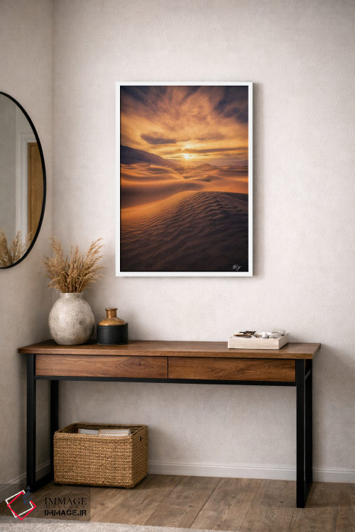 تابلو دکوراتیو چشم طلایی اثر پیتر کسکن - D3W