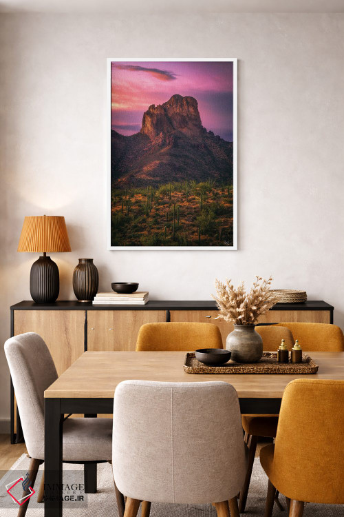 تابلو دکوراتیو غروب لانه های عقاب ها اثر پیتر کسکن - D5W