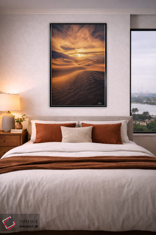 تابلو دکوراتیو چشم طلایی اثر پیتر کسکن - D5B