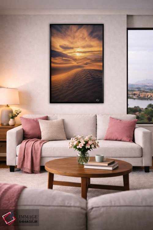 تابلو دکوراتیو چشم طلایی اثر پیتر کسکن - D6B