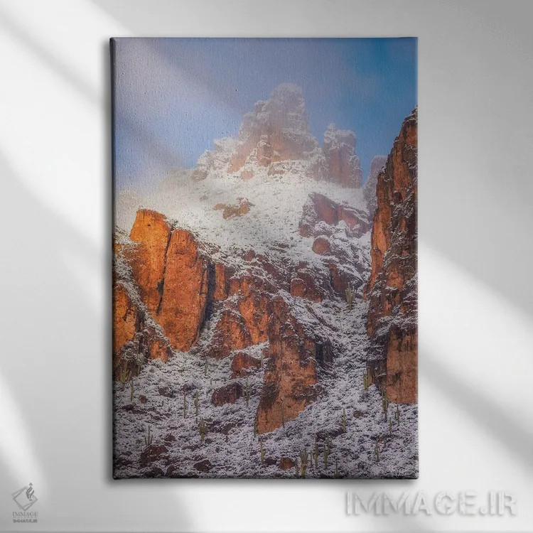 تابلو دکوراتیو آغازهای جدید اثر پیتر کسکن - نمای روبهرو روی دیوار