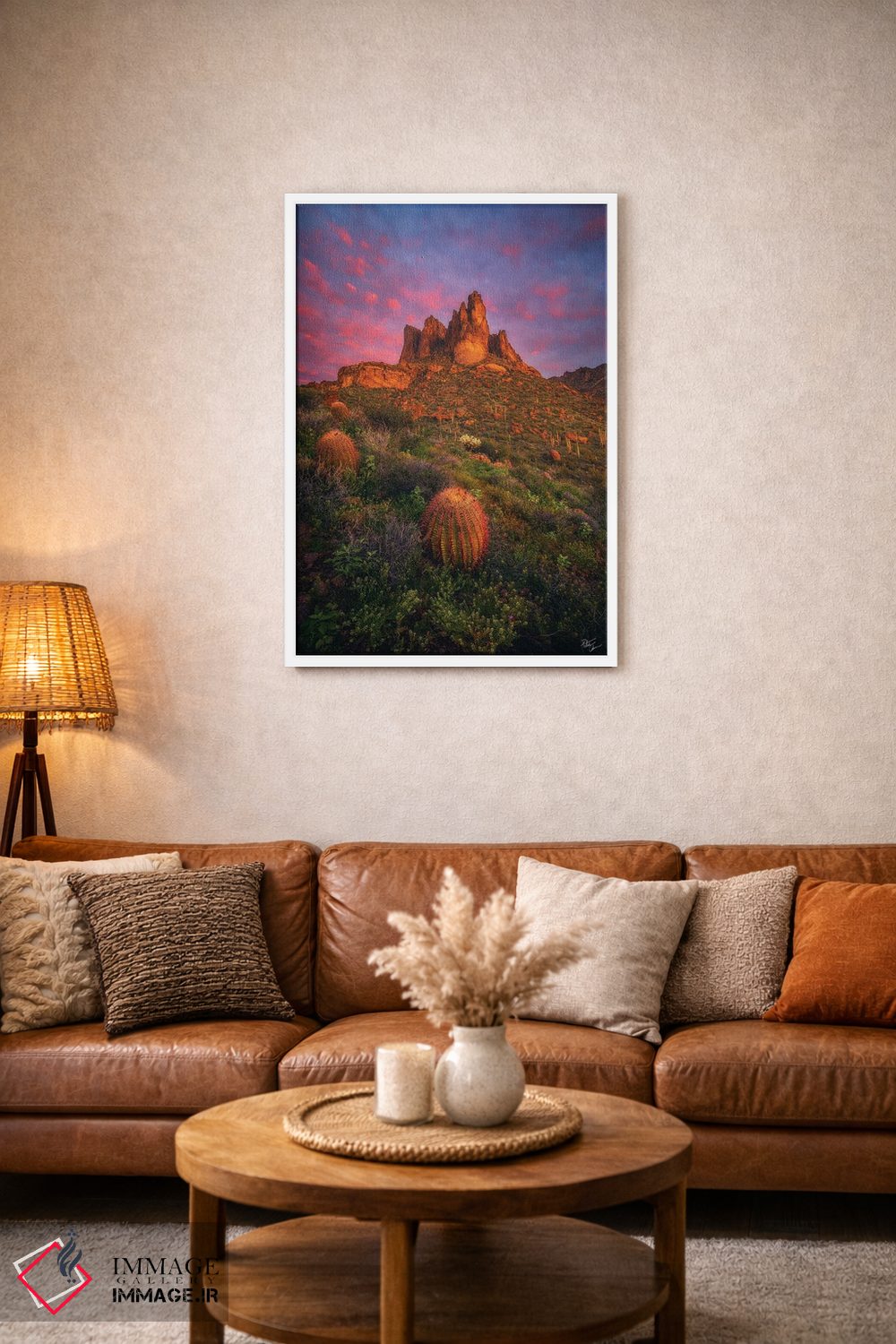 تابلو دکوراتیو سرخوشی سرسبز اثر پیتر کسکن - D1W