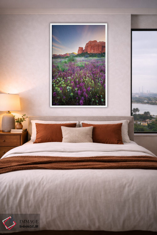 تابلو دکوراتیو چشمه سنگ قرمز اثر پیتر کسکن - D2W