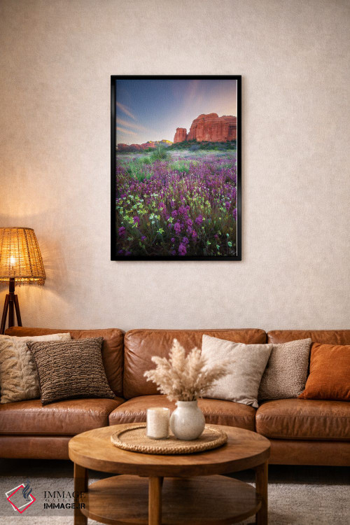 تابلو دکوراتیو چشمه سنگ قرمز اثر پیتر کسکن - D3B