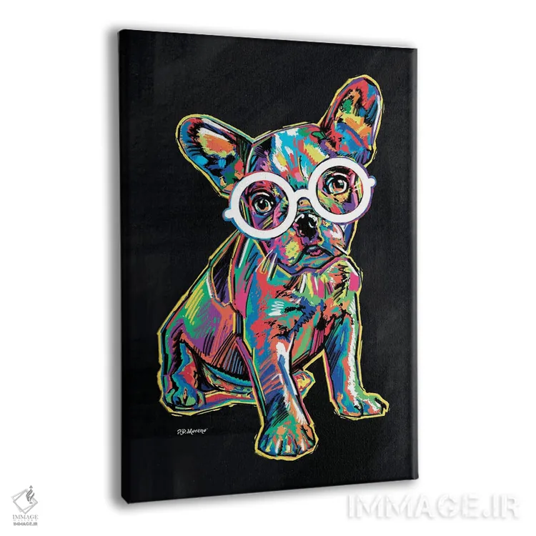 تابلو دکوراتیو فرانکی اثر پی.دی. مورنو - نمای پرسپکتیو محصول