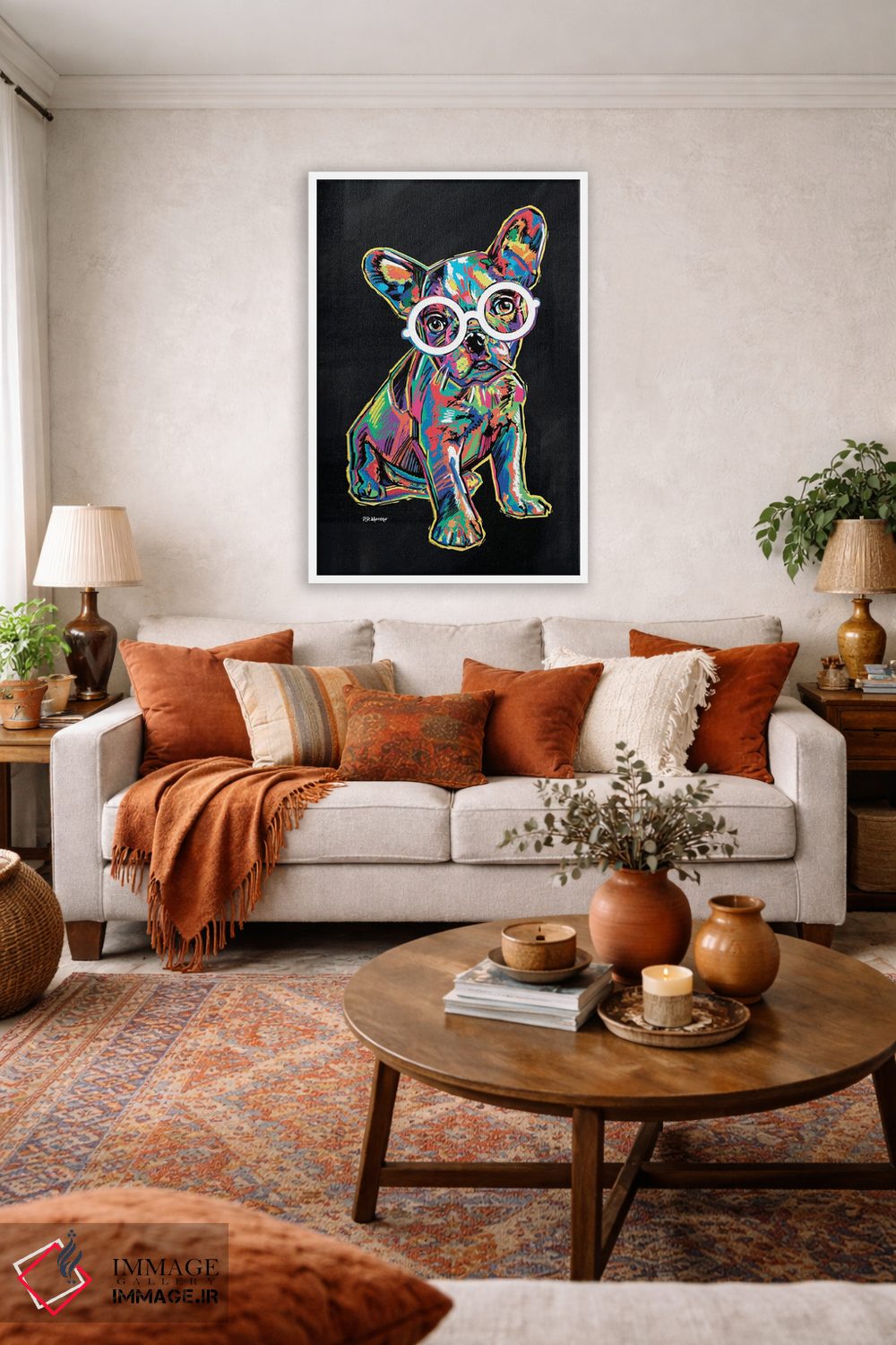 تابلو دکوراتیو فرانکی اثر پی.دی. مورنو - D2W