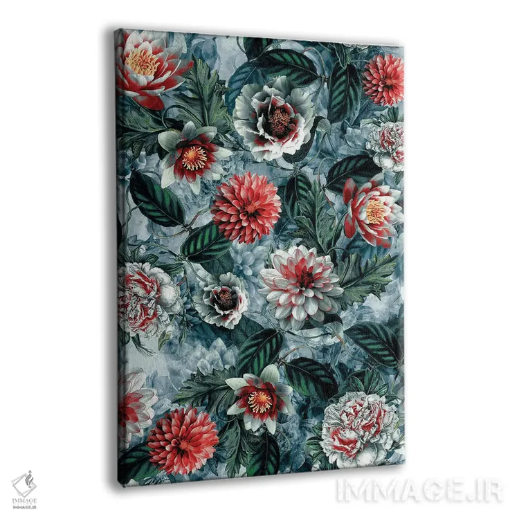 تابلو دکوراتیو بوتانیکا اثر ریزا پکر - نمای پرسپکتیو محصول