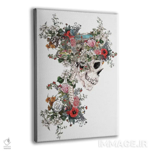تابلو دکوراتیو ملکه جمجمه اثر ریزا پکر - نمای پرسپکتیو محصول