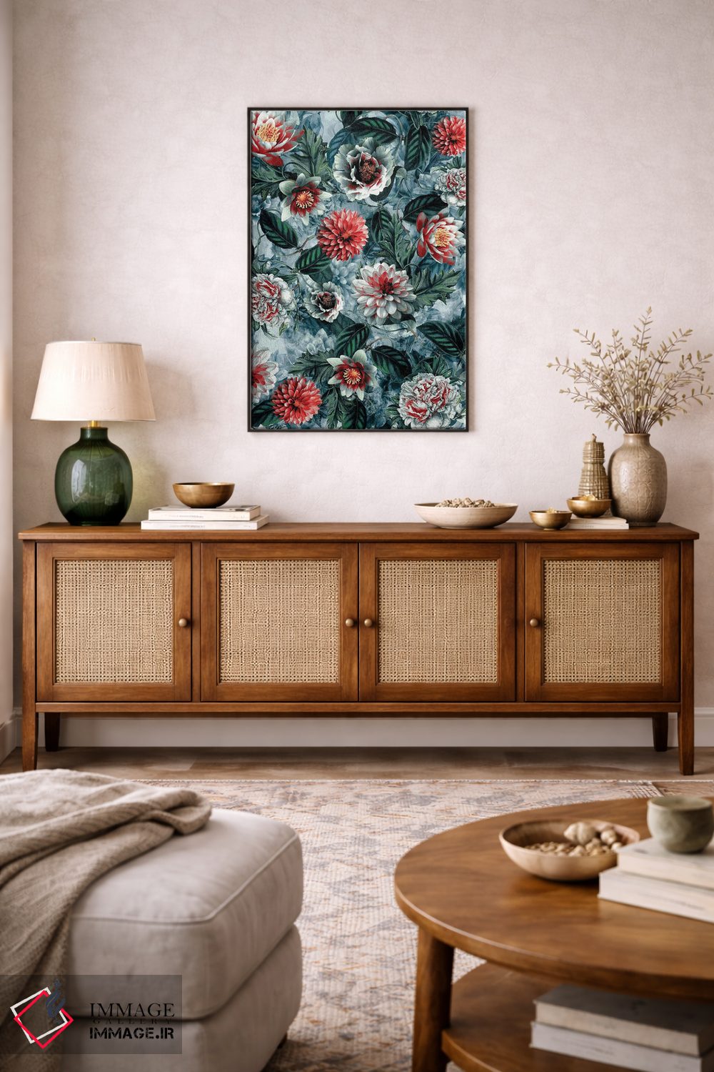 تابلو دکوراتیو بوتانیکا اثر ریزا پکر - D4B