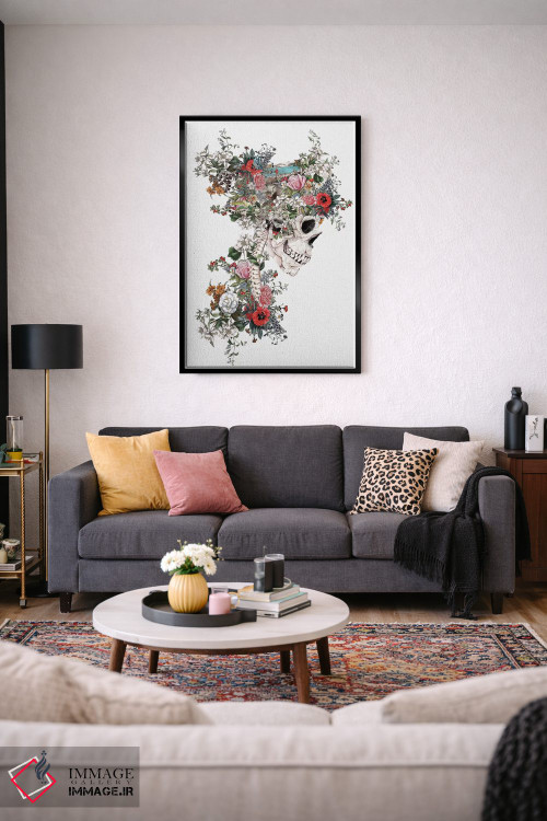 تابلو دکوراتیو ملکه جمجمه اثر ریزا پکر - D4B
