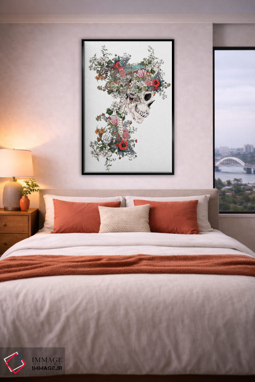 تابلو دکوراتیو ملکه جمجمه اثر ریزا پکر - D5B