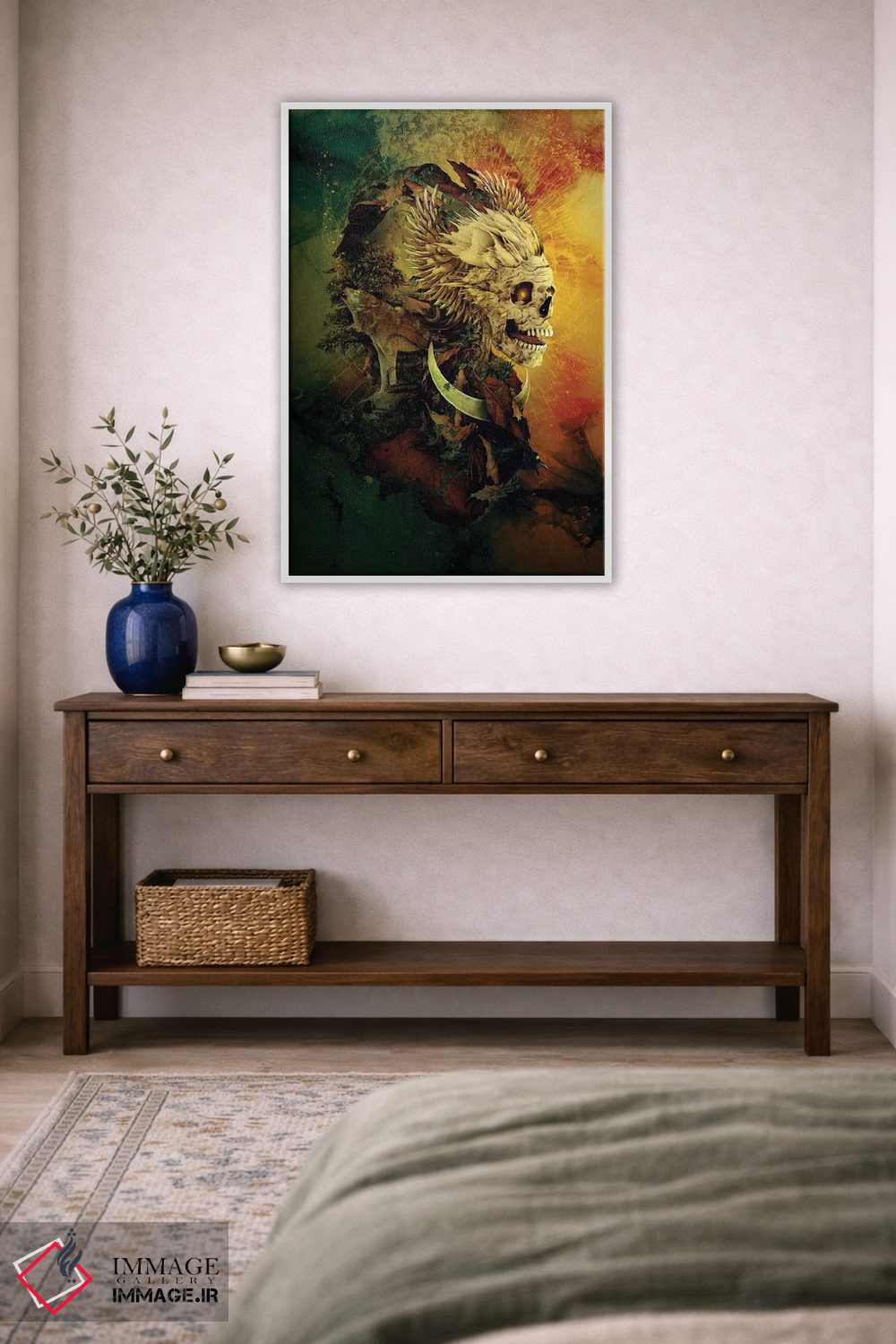 تابلو دکوراتیو شاه جمجمه III اثر ریزا پکر - D1W