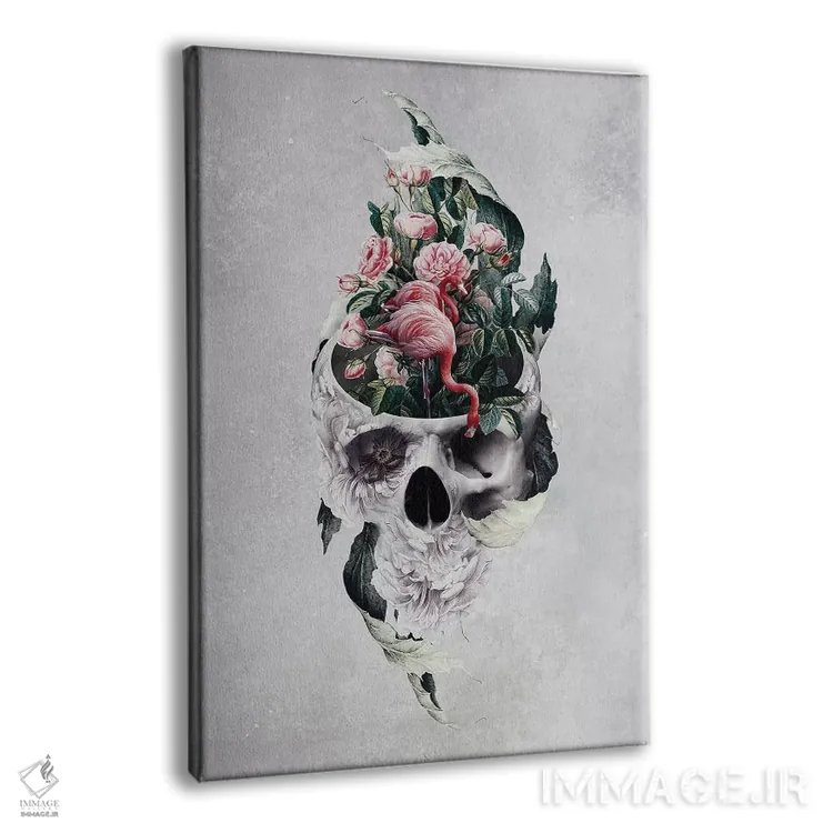 تابلو دکوراتیو زندگی و مرگ اثر ریزا پکر - نمای پرسپکتیو محصول