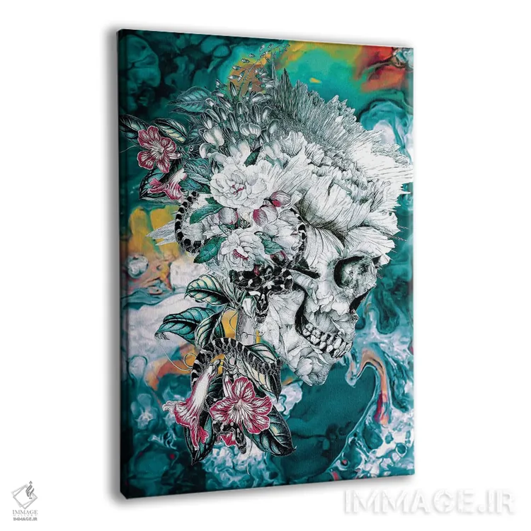 تابلو دکوراتیو یادگاری اثر ریزا پکر - نمای پرسپکتیو محصول