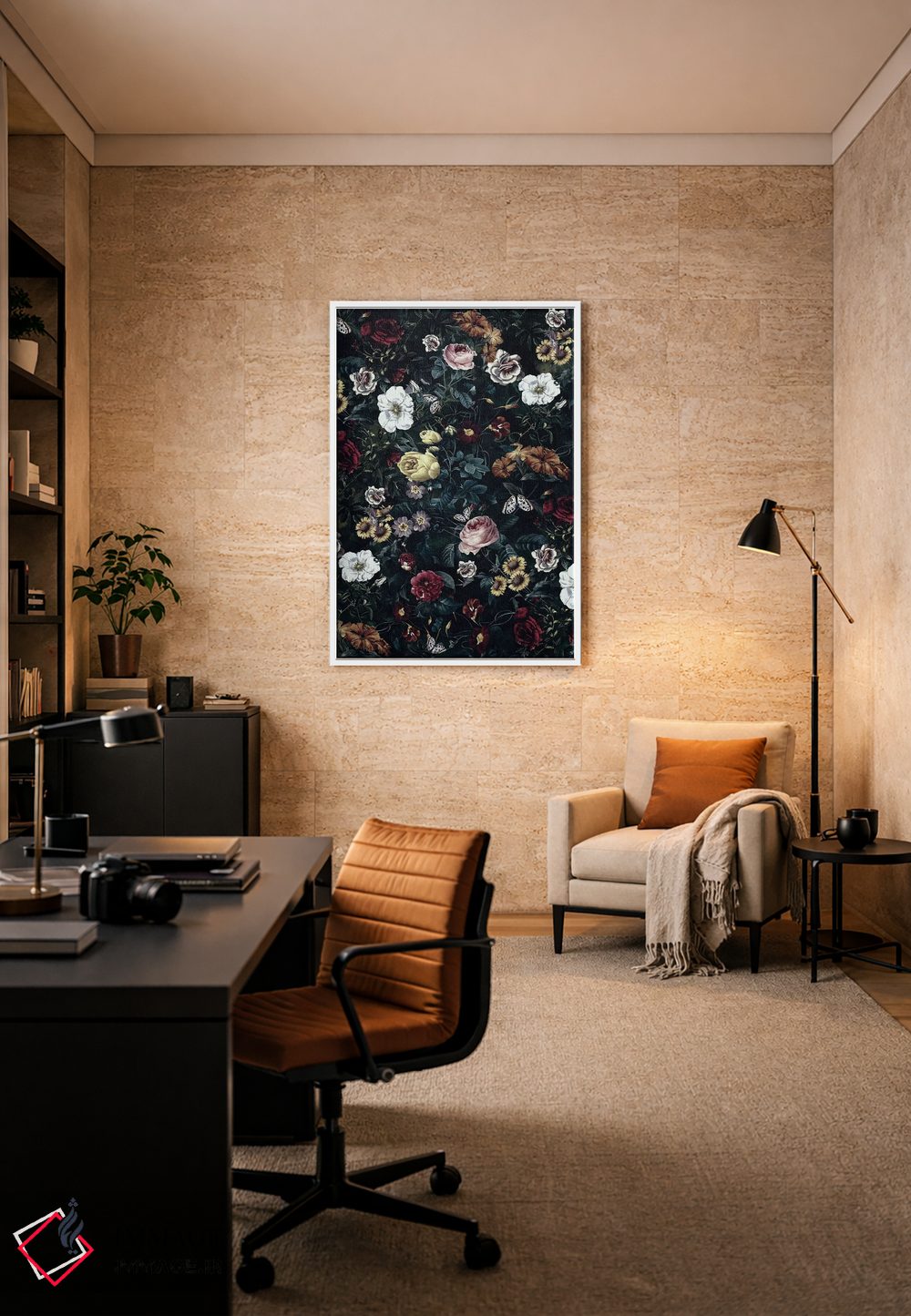 تابلو دکوراتیو باغ گیاه شناسی V اثر ریزا پکر - D5W