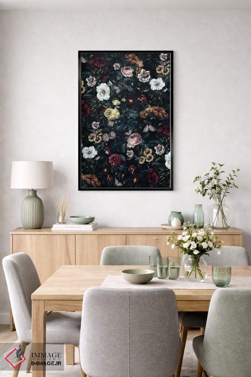 تابلو دکوراتیو باغ گیاه شناسی V اثر ریزا پکر - D6B