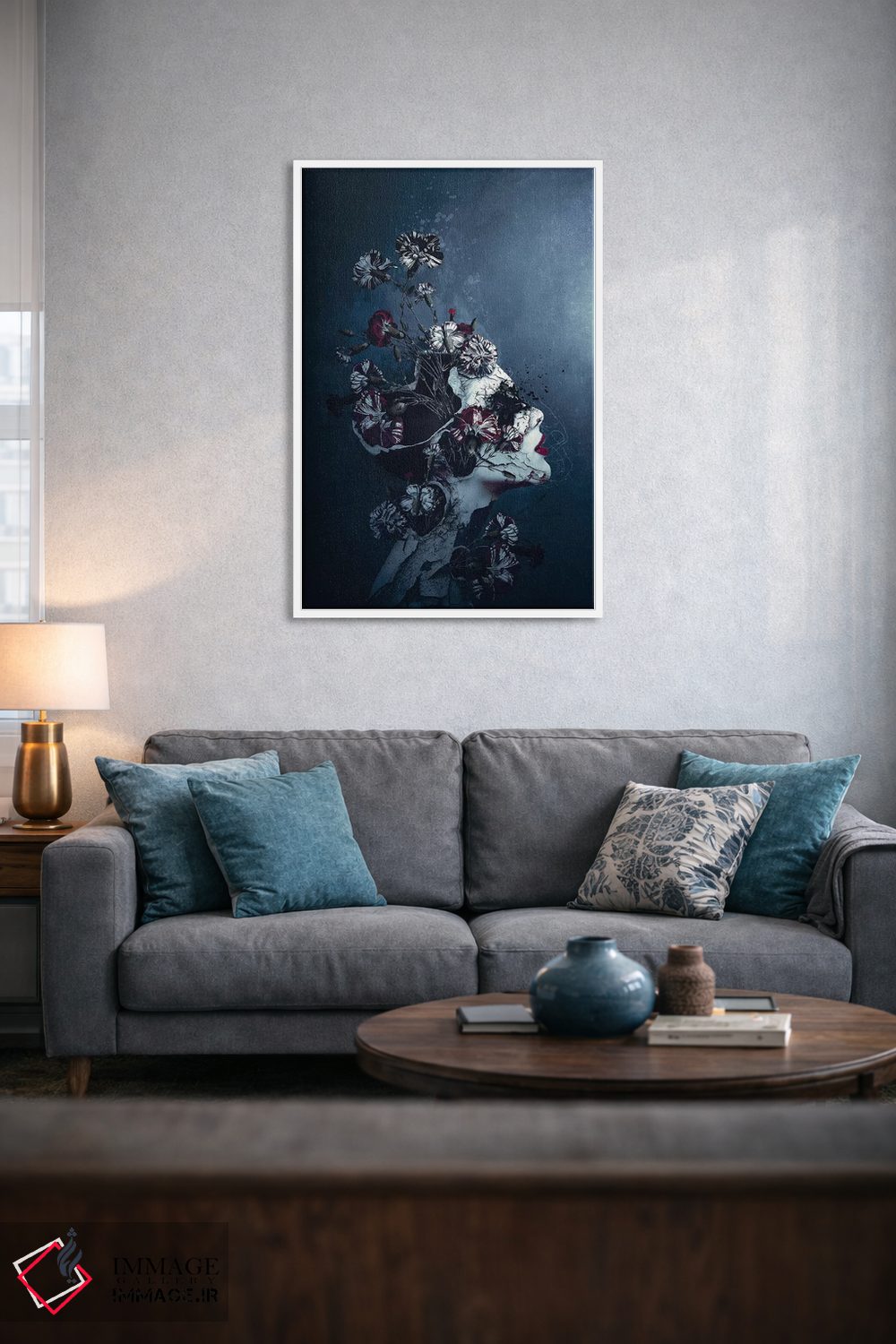 تابلو دکوراتیو از روز تا شب اثر ریزا پکر - D3W