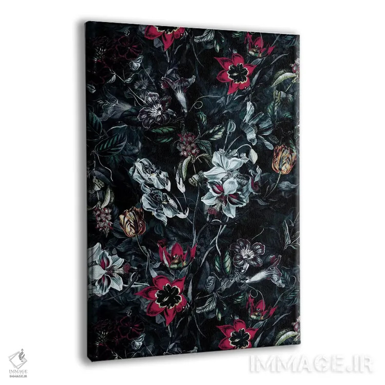 تابلو دکوراتیو باغ شب II اثر ریزا پکر - نمای پرسپکتیو محصول