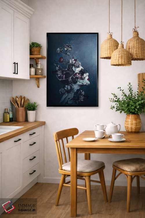 تابلو دکوراتیو از روز تا شب اثر ریزا پکر - D6B