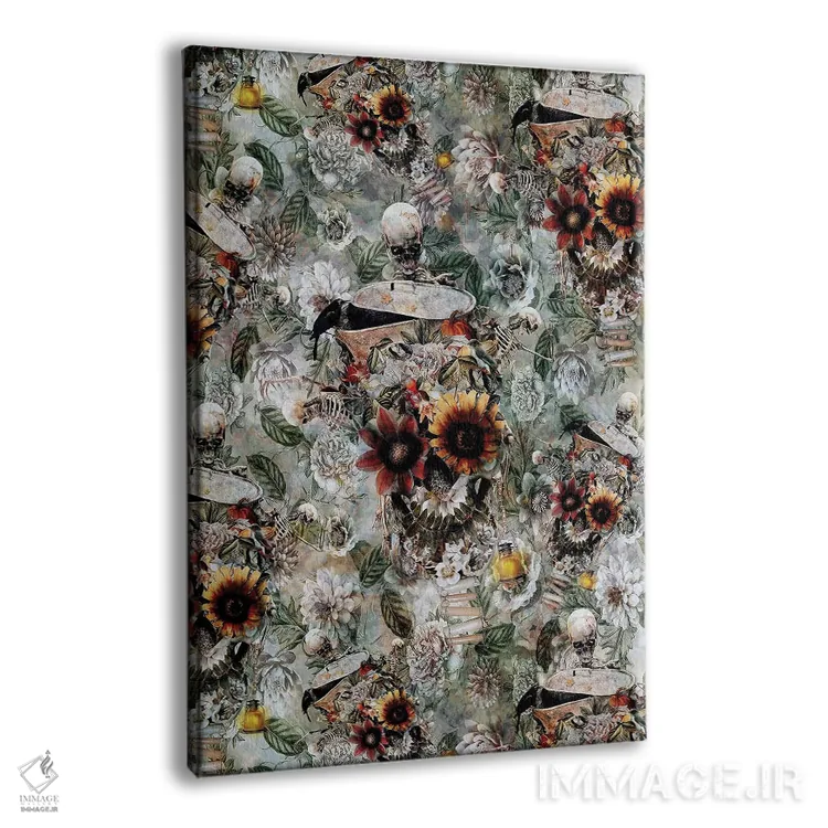 تابلو دکوراتیو باغ جمجمه اثر ریزا پکر - نمای پرسپکتیو محصول