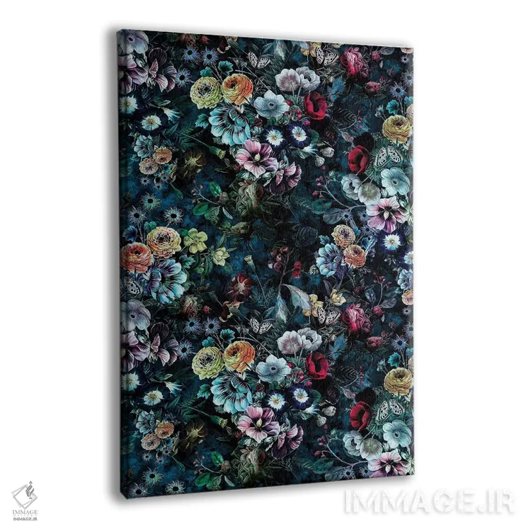 تابلو دکوراتیو باغ شب ۱۰K اثر ریزا پکر - نمای پرسپکتیو محصول