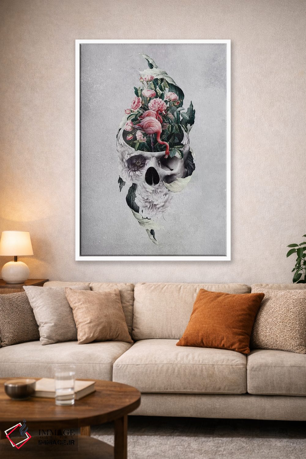 تابلو دکوراتیو زندگی و مرگ اثر ریزا پکر - D1W