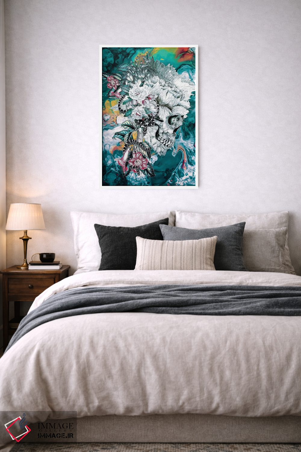 تابلو دکوراتیو یادگاری اثر ریزا پکر - D6W