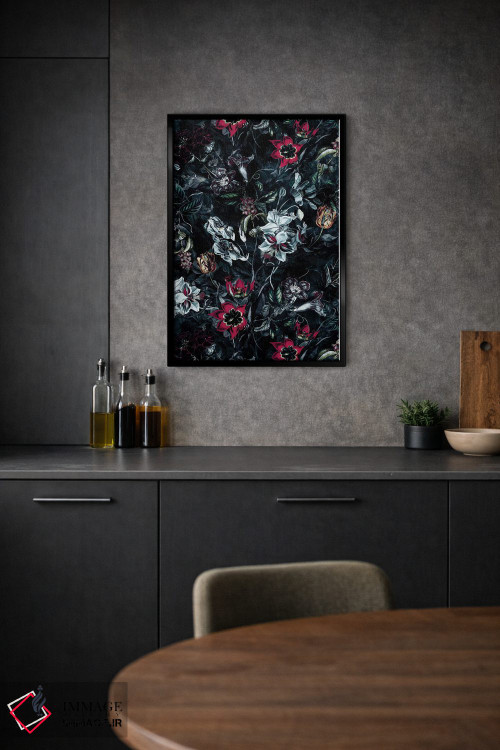 تابلو دکوراتیو باغ شب II اثر ریزا پکر - D2B