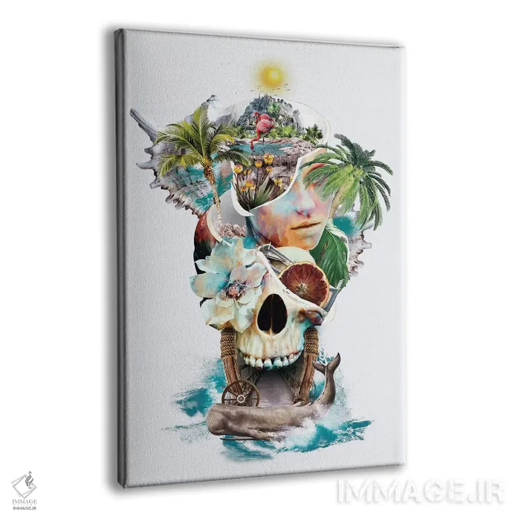 تابلو دکوراتیو رویای تابستان اثر ریزا پکر - نمای پرسپکتیو محصول