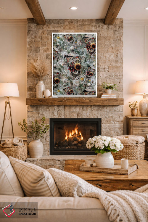 تابلو دکوراتیو باغ جمجمه اثر ریزا پکر - D1W